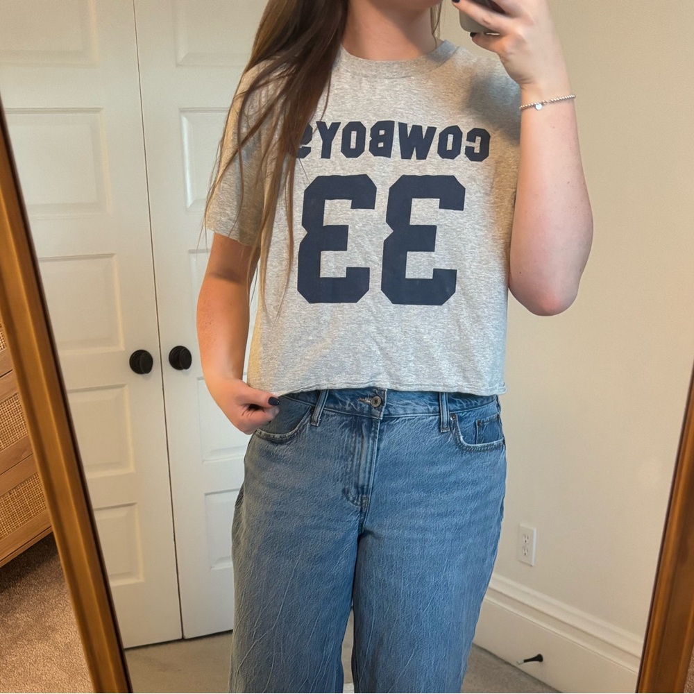 Brandy Melville Light Blue Straight Leg Jeans